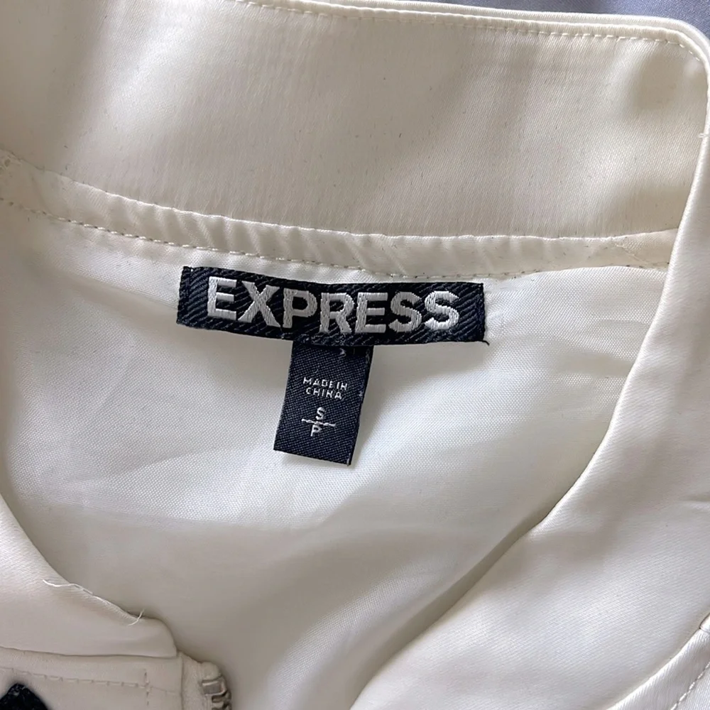 Express Embroidered Sateen bomber jacket - Picture 6 of 6